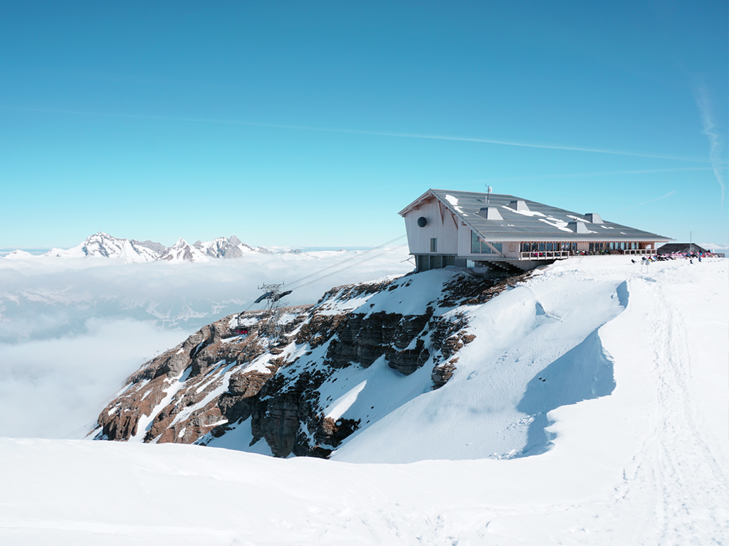 Das Ziel der Tageswanderung: Gipfelrestuant Ch&auml;serrugg (Foto: Toggenburg Bergbahnen)